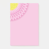 Bellis Mandala Post-it Klebezettel (Vorderseite)