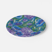 Bellisima Repeat Muster Floral Plate Pappteller (Schrägansicht)