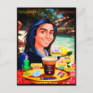 BELLISSIMA FEIERTAGSPOSTKARTE