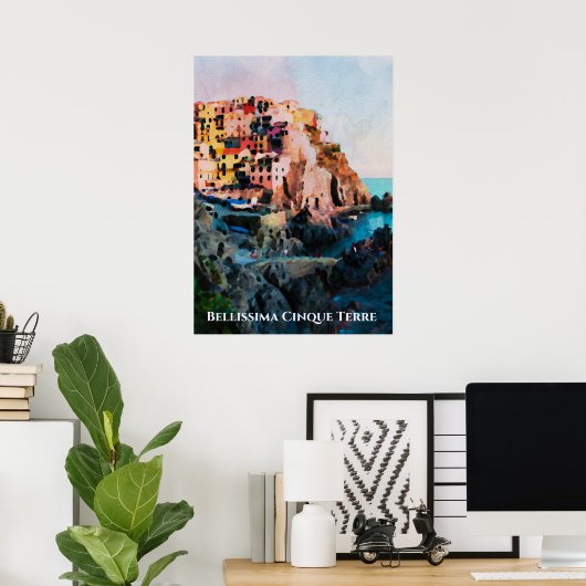 ** Bellissima Italienische Sprache Poster (Heimbüro)