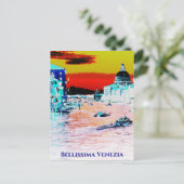 *~* Bellissima Italienische Sprache - Venedig Vene Postkarte (Stehend Vorderseite)