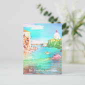 ** Bellissima Italienische Sprache Venedig Venedig Postkarte (Stehend Vorderseite)