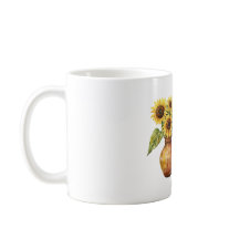 Bellissima (schöne) Sonnenblumen im Vasen
