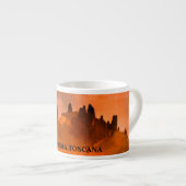 *~* Bellissima Toscana Italienische Sprache Espressotasse (Vorderseite Rechts)
