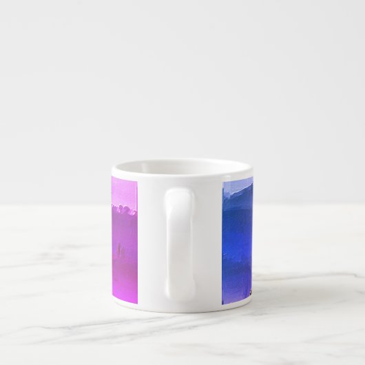 *~* Bellissima Tuscana Italienische Sprache Toskan Espressotasse (Rückseite)