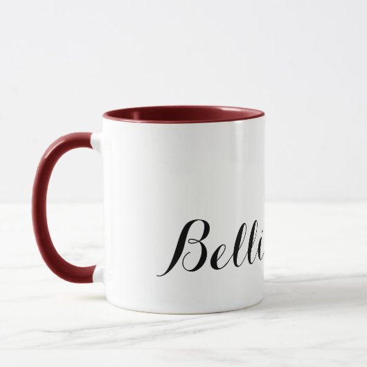Bellissimo! Typografie Tasse (Links)