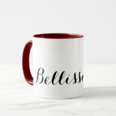 Bellissimo! Typografie Tasse (Vorderseite Links)