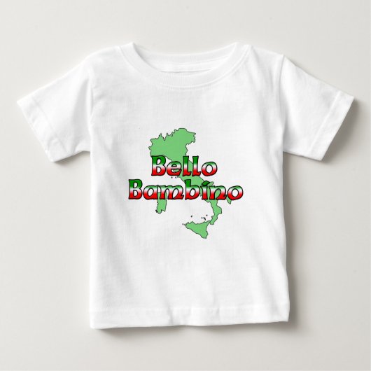 Bello Bambino (Schöner Italienischer Baby Boy) Baby T-shirt (Vorderseite)