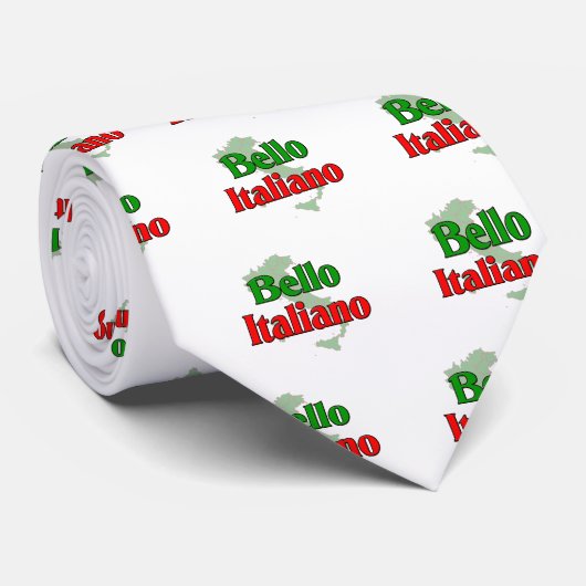 Bello Italiano (hübscher italienischer Mann) Krawatte (Gerollt)