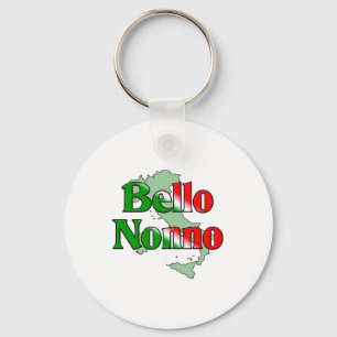 Bello Nonno (hübscher italienischer Großvater) Schlüsselanhänger