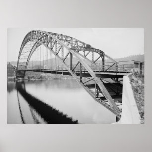 Bellows Falls Arch Bridge Poster