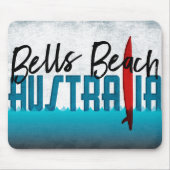 Bells Beach Australia Surfboard Surfing Mousepad (Vorne)