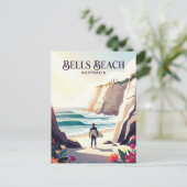 Bells Beach Australien Postkarte (Stehend Vorderseite)