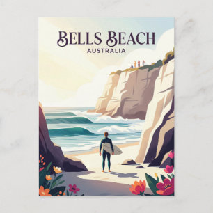 Bells Beach Australien Postkarte
