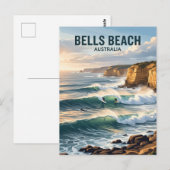 Bells Beach Australien Postkarte (Vorne/Hinten)