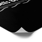 Bells Beach Australien Single Fin Surfboard Surfen Poster (Ecke)