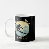 Bells Beach Australien Surfen Abgenutzt  Kaffeetasse (Links)