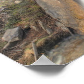 Bells Canyon Waterfall, Lone Peak Wilderness, Poster (Ecke)