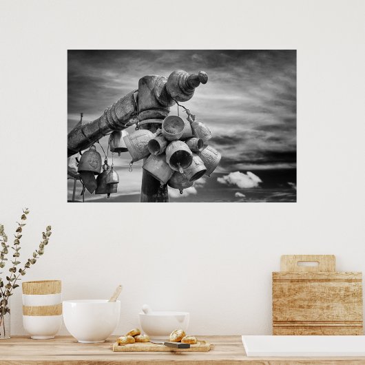 Bells of Buddhist temple Poster (Küche)