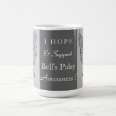 Bell's Palsy Awareness Ribbon Engel Custom Tasse (Mittel)