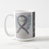 Bell's Palsy Awareness Ribbon Engel Custom Tasse (Links)
