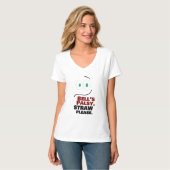 Bell's Palsy — Straw bitte — T-Shirt (Vorderseite Vollansicht)