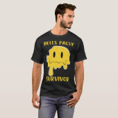 Bells Palsy Survivor Facial Paralysis Bells Palsy  T-Shirt (Vorne ganz)
