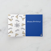 Bells & pfeifen Geburtstagskarte Karte (Innenseite)