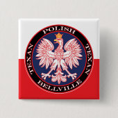 Bellville Round Polish Texan Button (Vorderseite)