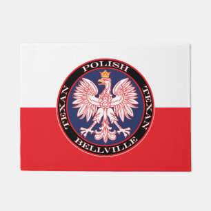 Bellville Round Polish Texan Fußmatte