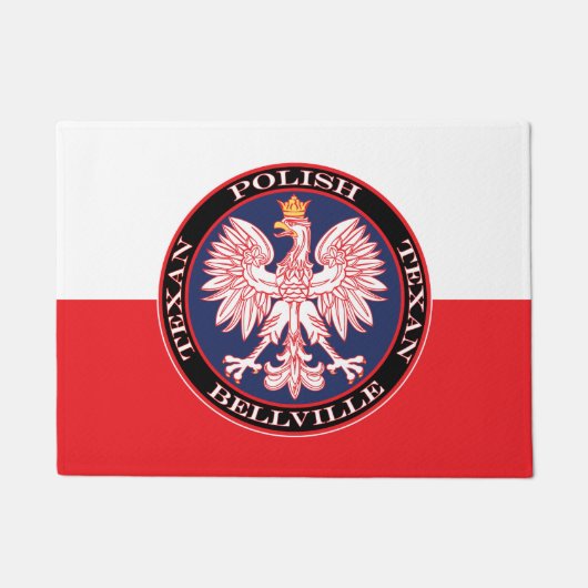 Bellville Round Polish Texan Fußmatte (Vorderseite)