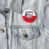Bellville Texas Polnischer Amerikaner Button (Beispiel)