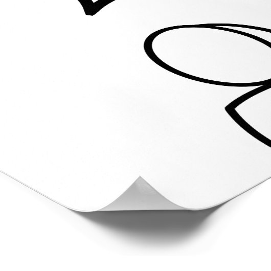 Belly Babe Belly Poster (Ecke)