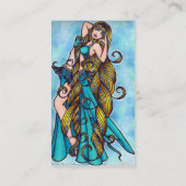 Belly Dance Business Cards Visitenkarte (Rückseite)