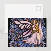 Belly Dance Fairy Art Bly Tanzfestival Postkarte (Vorne/Hinten)