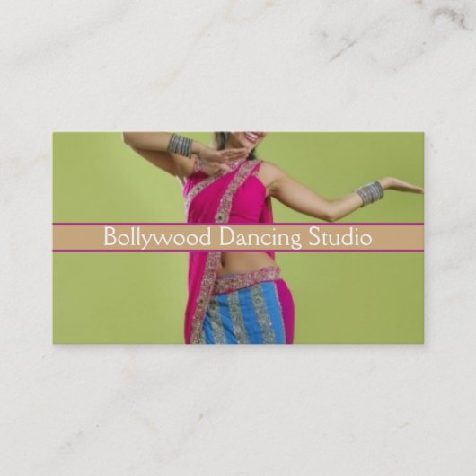 Belly Dance, Instructor, Bollywood, Visitenkarte (Vorderseite)