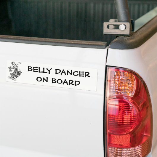 Belly Dancer an Bord Autoaufkleber (Auf Lkw)