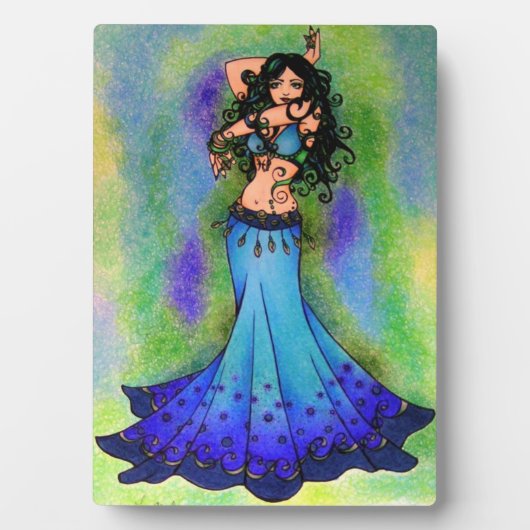 Belly Dancer Art Fotoplatte (Vorderseite)