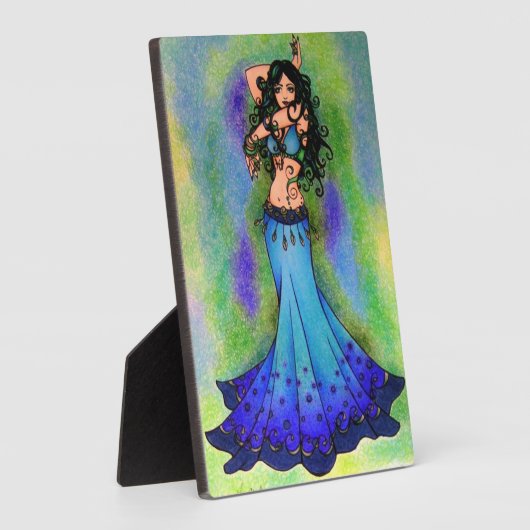 Belly Dancer Art Fotoplatte (Seite)