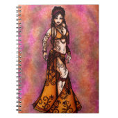 Belly Dancer Art Notizblock (Vorderseite)