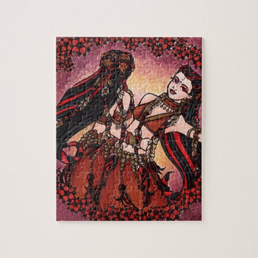 Belly Dancer Art Puzzle (Vertikal)