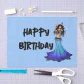 Belly Dancer Birthday Cards Seidenpapier (Handwerk)