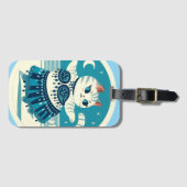 Belly Dancer Cat                                   Gepäckanhänger (Vorderseite (Horizontal))