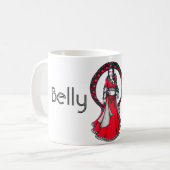 Belly Dancer Coffee Tasse (Vorderseite Links)