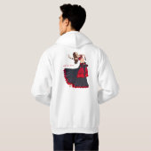 Belly Dancer Darbuka Drum Basic Hooded Sweatshirt (Schwarz voll)