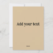 Belly Dancer Feiertagskarte (Rückseite)