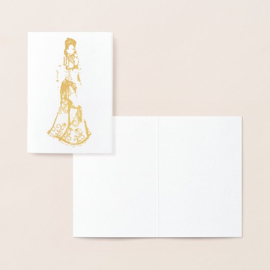 Belly Dancer Folienkarte (Anzeige)