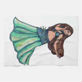 Belly Dancer                                       Geschirrtuch (Horizontal)
