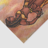 Belly Dancer Goddess Einladung Seidenpapier (Ausschnitt)