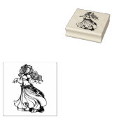 Belly Dancer Goddess Gummistempel (Stempel)